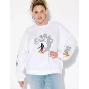 Mickey Mouse & Friends Disney Shadow Women’s Sweatshirt Size XL